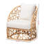 Fauteuil demi-tonneau Krystell
