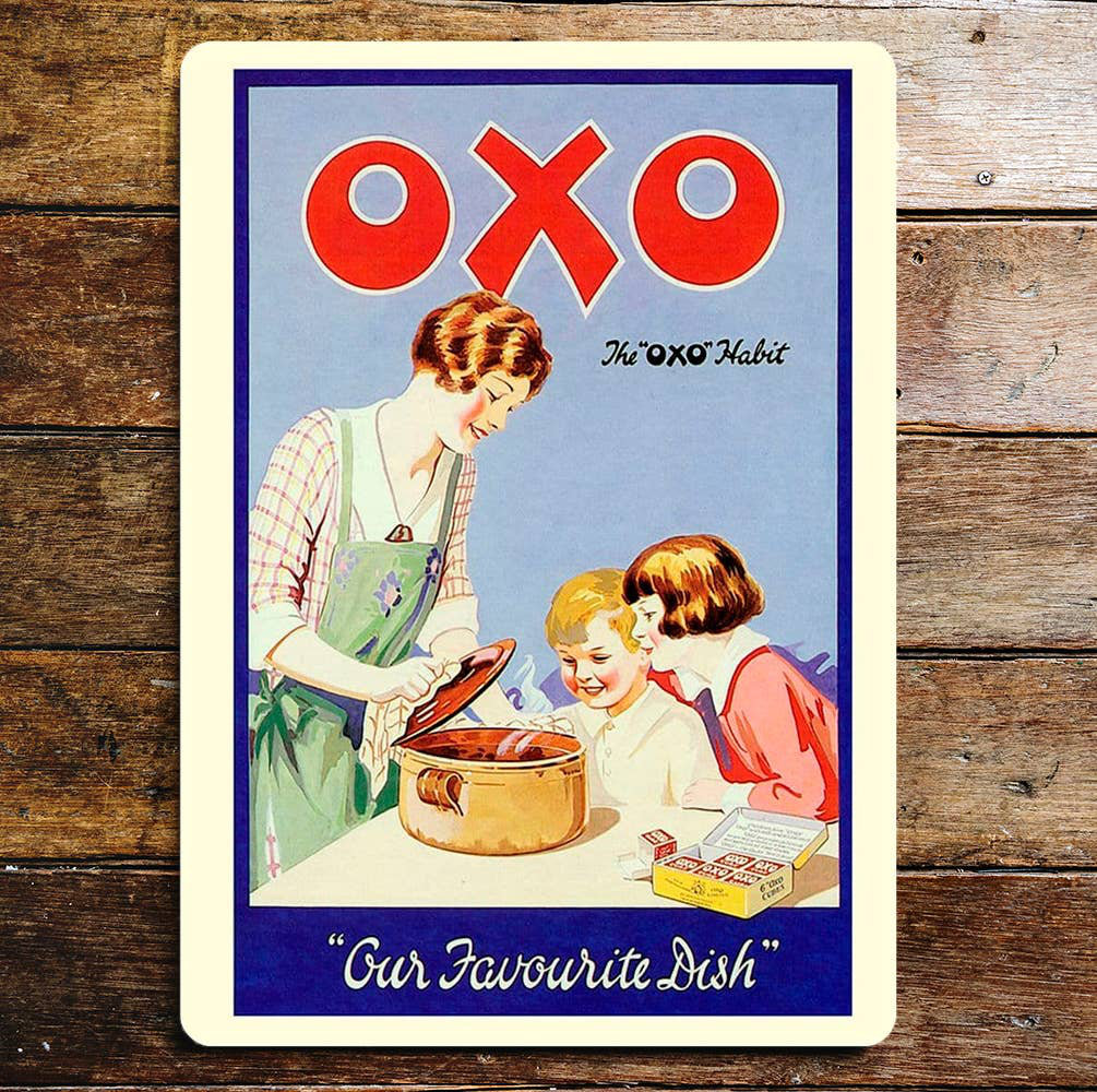 Oxo Cube Our Favourite Dish Wall Décor