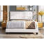 Ensemble de lit en similicuir blanc Patras-855036578-855036581