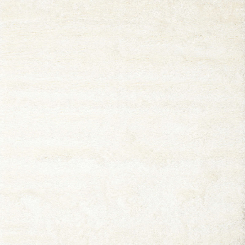 Tapis contemporain blanc cassé, Carré 6 pi
