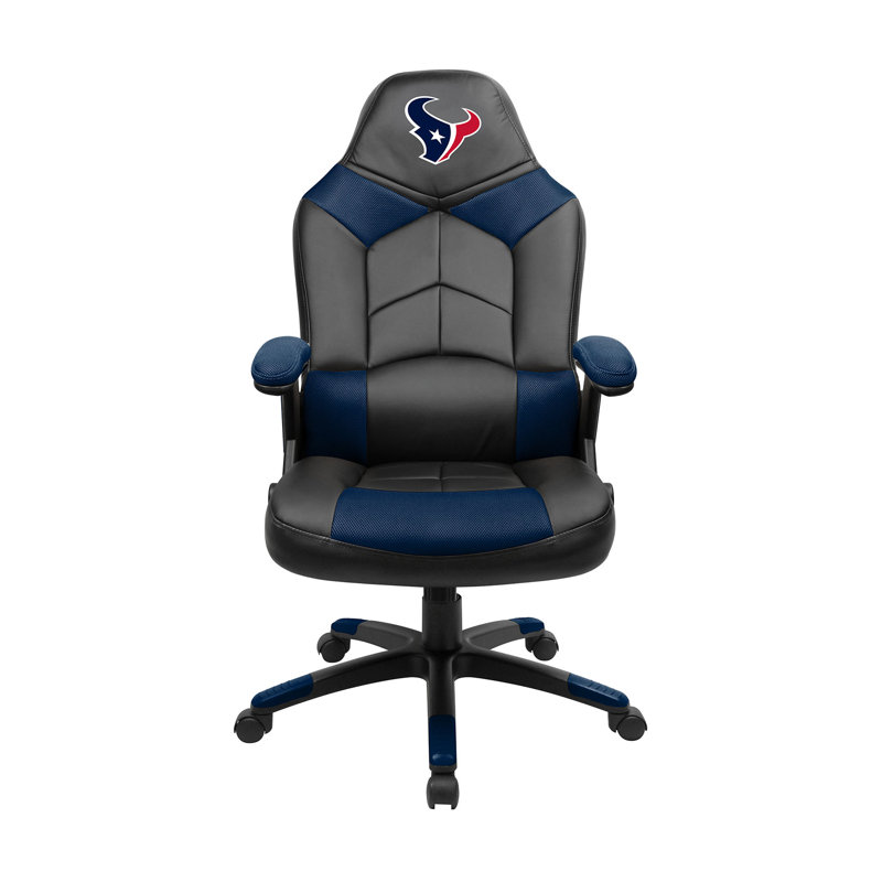 NFL Oversized Gaming Chair, Black/Blue and Houston Texansand