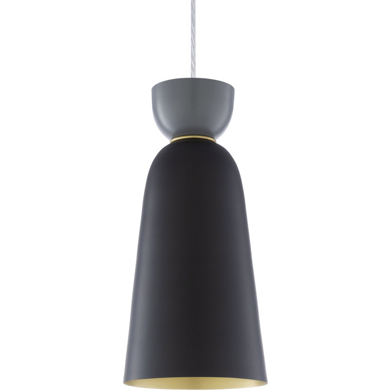 Dinh 1 - Light Single Pendant, 14"H x 6.5"W x 6.5"D