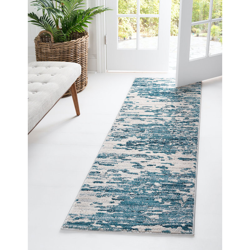 Abstract Indoor Rug, Runner 2' x 12'