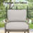Lamando 3 Pieces Patio Aluminum Conversation Seating Group With Olefin Cushions For 5 Person