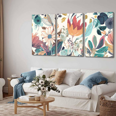 3 Piece Wrapped Canvas Print