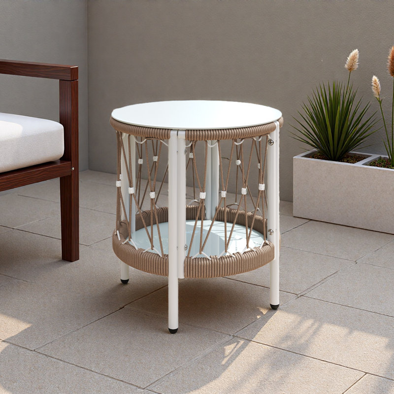Table d'appoint d'extérieur 17,32 po Bohemian Garden