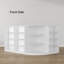 70.9'' W L-Shaped Home Bar Cabinet with 16-Tier Shelf & Drawers -1992280414