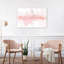 Rainbow Seeds Abstract Blush Gray Crop by Lisa Audit - Wrapped Canvas Painting-984367496