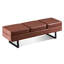 Banc de salle d'attente Spradley, banc de réception pour invités, similicuir, capacité de 650 lb-681531207