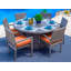 Ensemble de patio complet en rotin 16 pièces avec coussins Yussuf-896301259