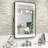 Demetrion Rectangle Lighted Pivot Bathroom Vanity Mirror with Anti-fog and 3 Adjustable Color-762279462-763322285