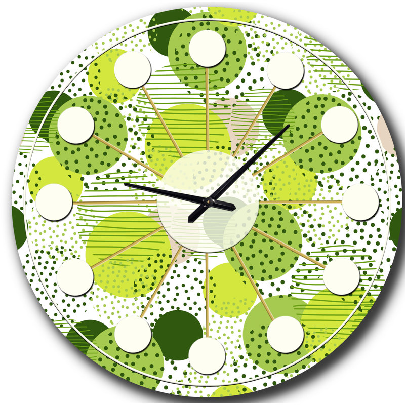 Horloge murale circulaire rétro X, Moyenne