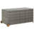 Latitude Run® Garden Storage Box Black 51.2"X25.6"X45.3" Poly Rattan-72250852