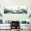 «Waves On Mountainscape», reproduction sur toile-1995929609
