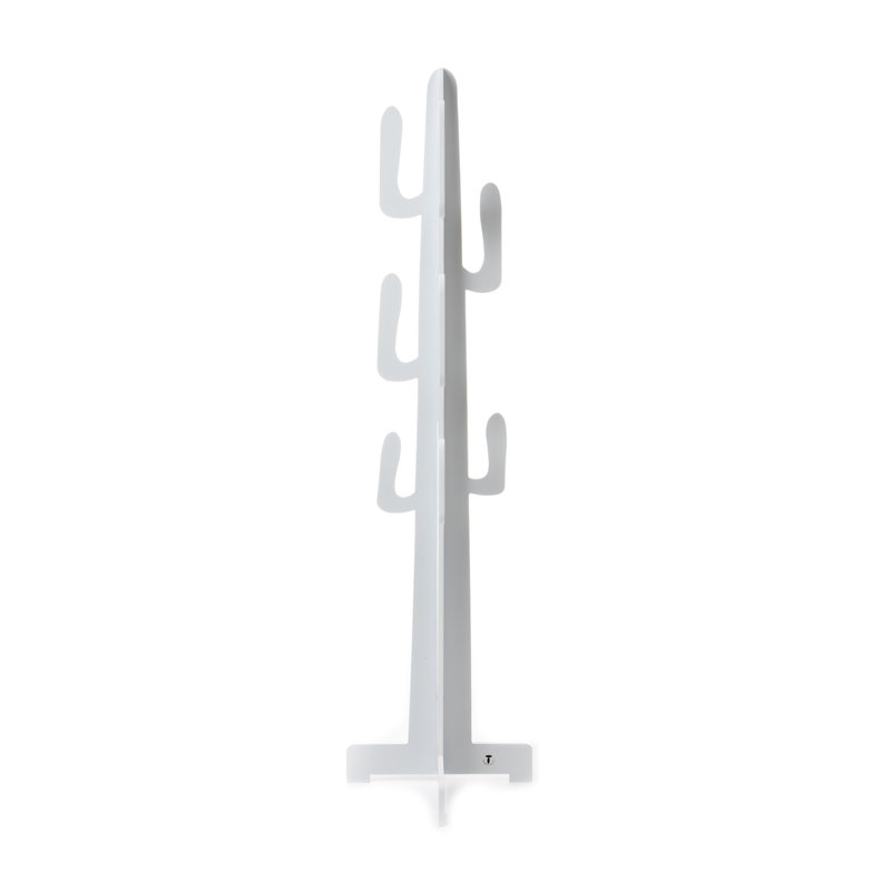 Freestanding Coat Rack, White
