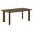Brown Rectangular Wood Dining Table