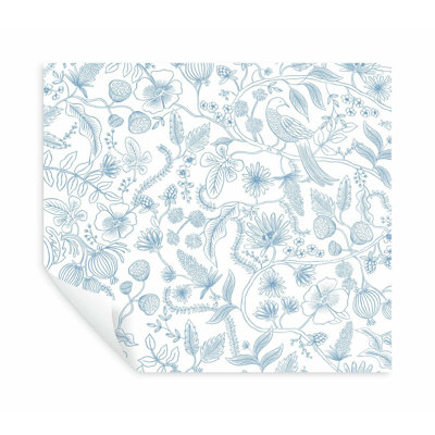 Rifle Paper Co. Aviary 20' L x 27" W Peel and Stick Wallpaper Roll