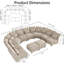 Canapé modulaire inclinable 10 pièces 10 pièces-726458790