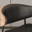 Chaise en bois massif avec dossier minimal