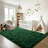Shag Area Rugs for Living Room, 8x10 ft Soft Fluffy Rugs for Bedroom, Nursery, Kids Room Home Decor, Dark Green-2071475030