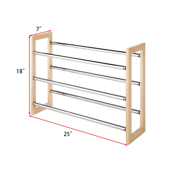 3 Tier Expandable Shoe Rack -Stackable