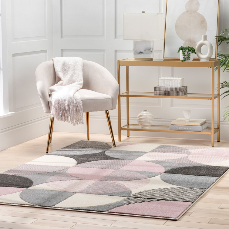 Astrid Geometric Synthetic Area Rug
