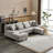 Upholstered U-Shaped Sectional Symmetrical-88769483