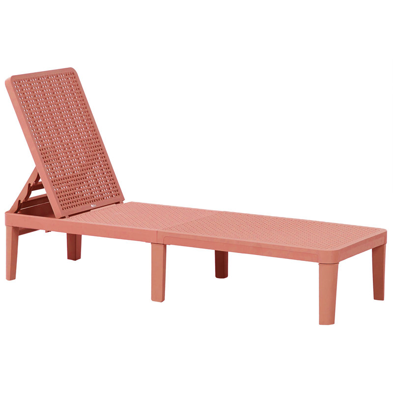 Chadwich 190cm Long Single Chaise, Red