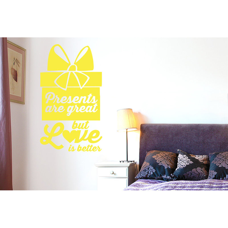 Wall Decal, Bright Yellow