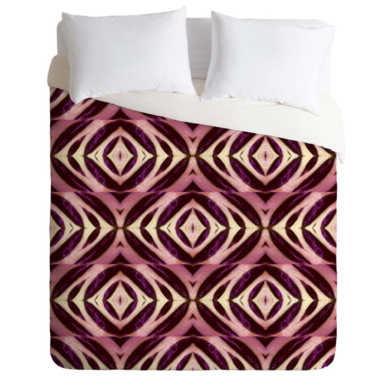Ensemble de housse de couette calathea, Housse de couette pour grand lit et 2 taies décor