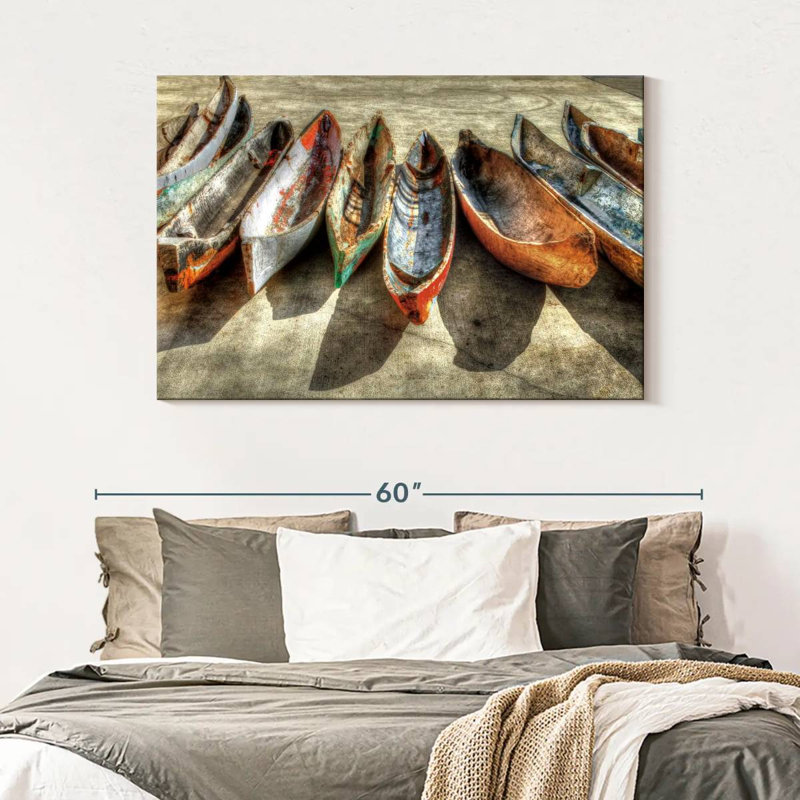 Mehar Canoes, 32" H x 48" W