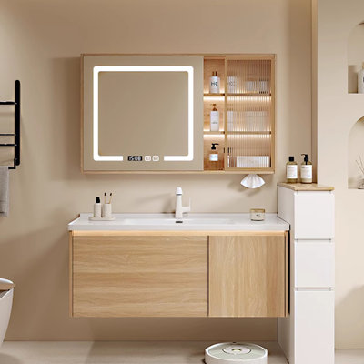 Armoire de salle de bain style rond