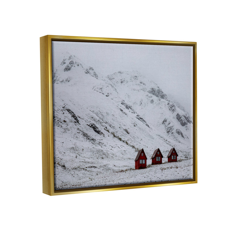 Bb-209-Floater Snowy Mountain Pass, reproduction d'art sur toile, H 17 po x l 21 po x P 1,7 po