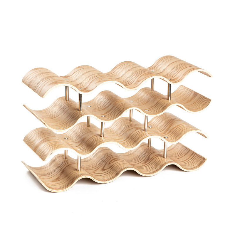 Darfasha 14 Bottle Tabletop Wine Bottle Rack in