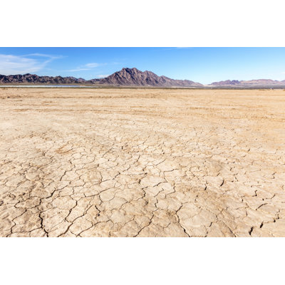 Dry Lake Bed in Desert by Spondylolithesis