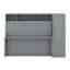 Lit escamotable double avec placard et tiroirs-122195635