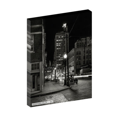 «Downtown Dallas, Historic Dallas», reproduction de photo sur toile tendue