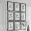 Farmhouse Florals par Grace Feyock - Ensemble de 9 reproductions de cadres photo sur papier