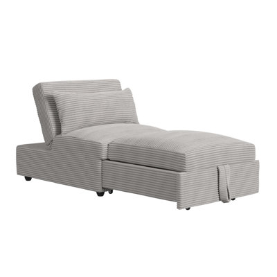  Charon Chair with kidney pillow, Klik Klak and Pop up in Coronado Grey