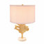 Lampe de table à motif de feuilles