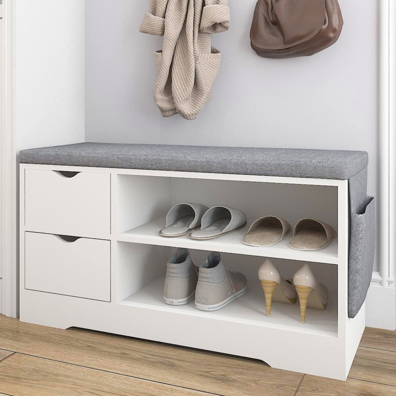 6 Pair Shoe Storage Bench