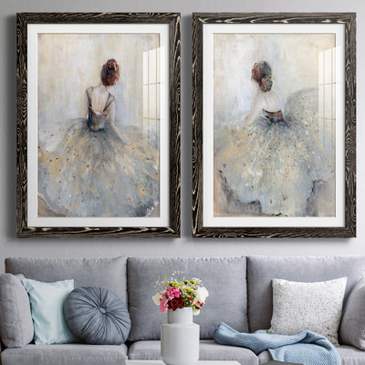 Beautiful Contemplation - ensemble de 2 peintures