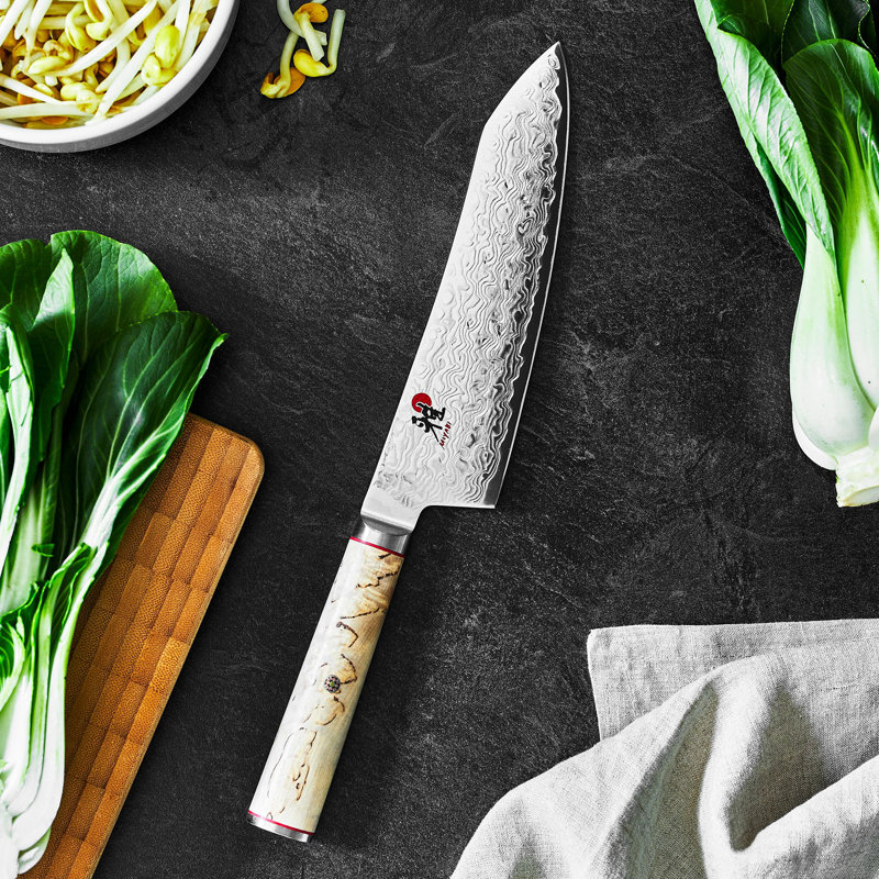 Miyabi Birchwood SG2 7.09-inch Rocking Santoku Knife