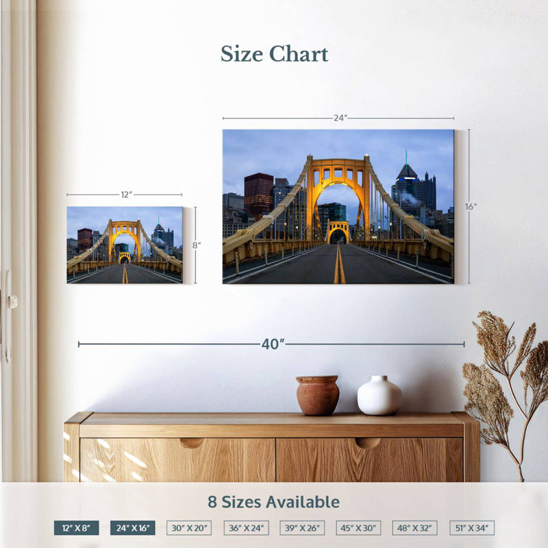 Mehar Roberto Clemente Bridge, 16" H x 24" W