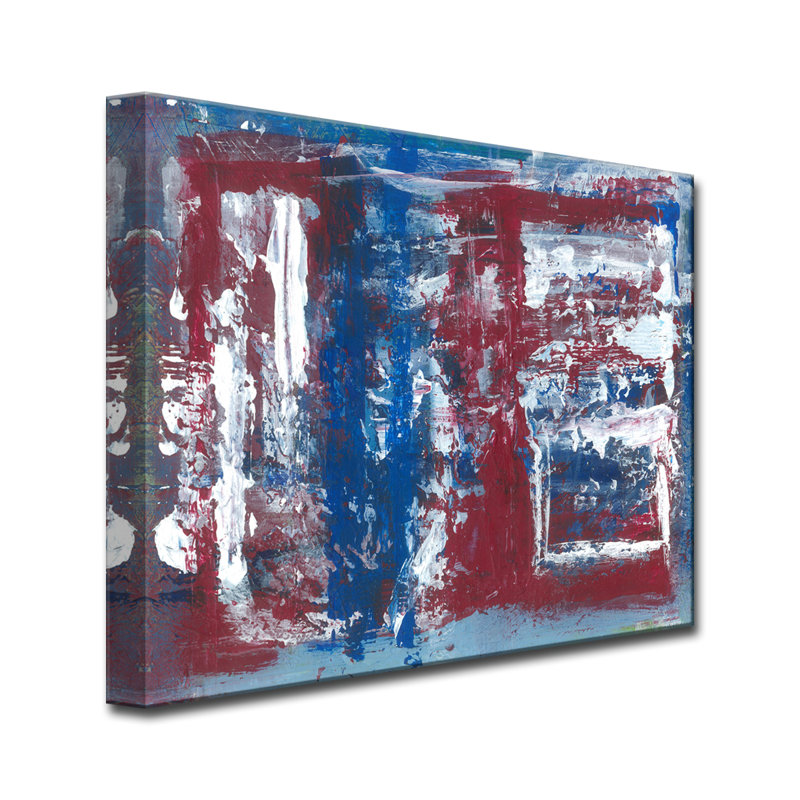 «Red White and Blue», reproduction de peinture acrylique sur toile, 20 po x 30 p