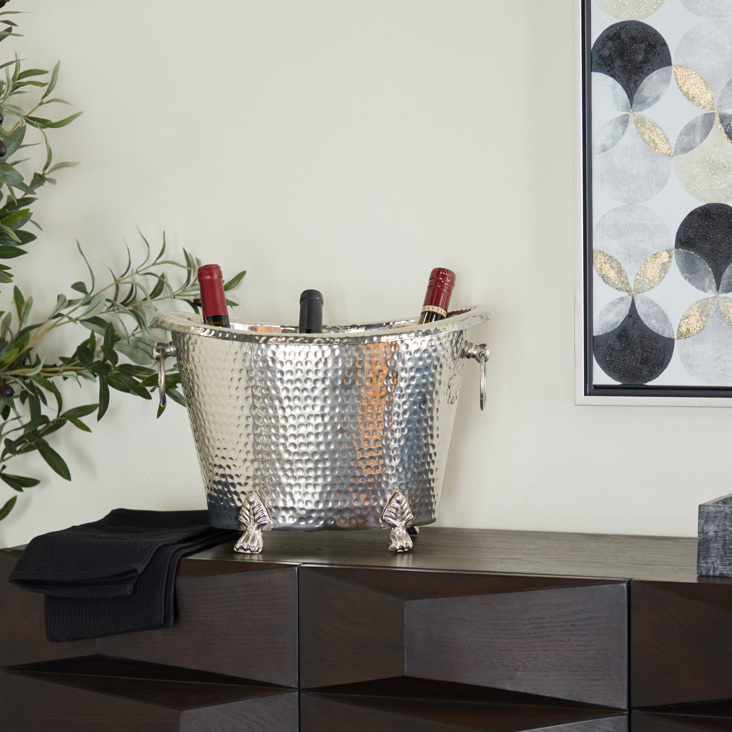 Ice Bucket, 10.85"H x 15.85"W x 12.4"D