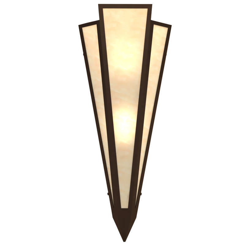 Brum Flush Mounted Sconce, Timeless Bronze, Sahara Taupe