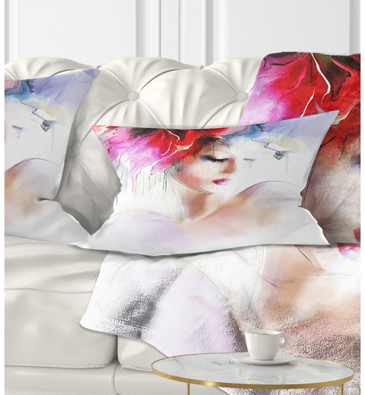 Fashion Fashion - Coussin imprimé Street Art, 12 po x 20 po, Rectangulaire