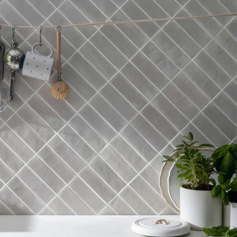 Galileo 2x6 Porcelain Wall and Floor Tile, Verdemare