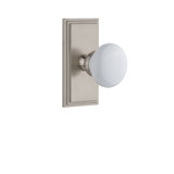 Grandeur Carré Plate Double Dummy with Hyde Park Door Knob